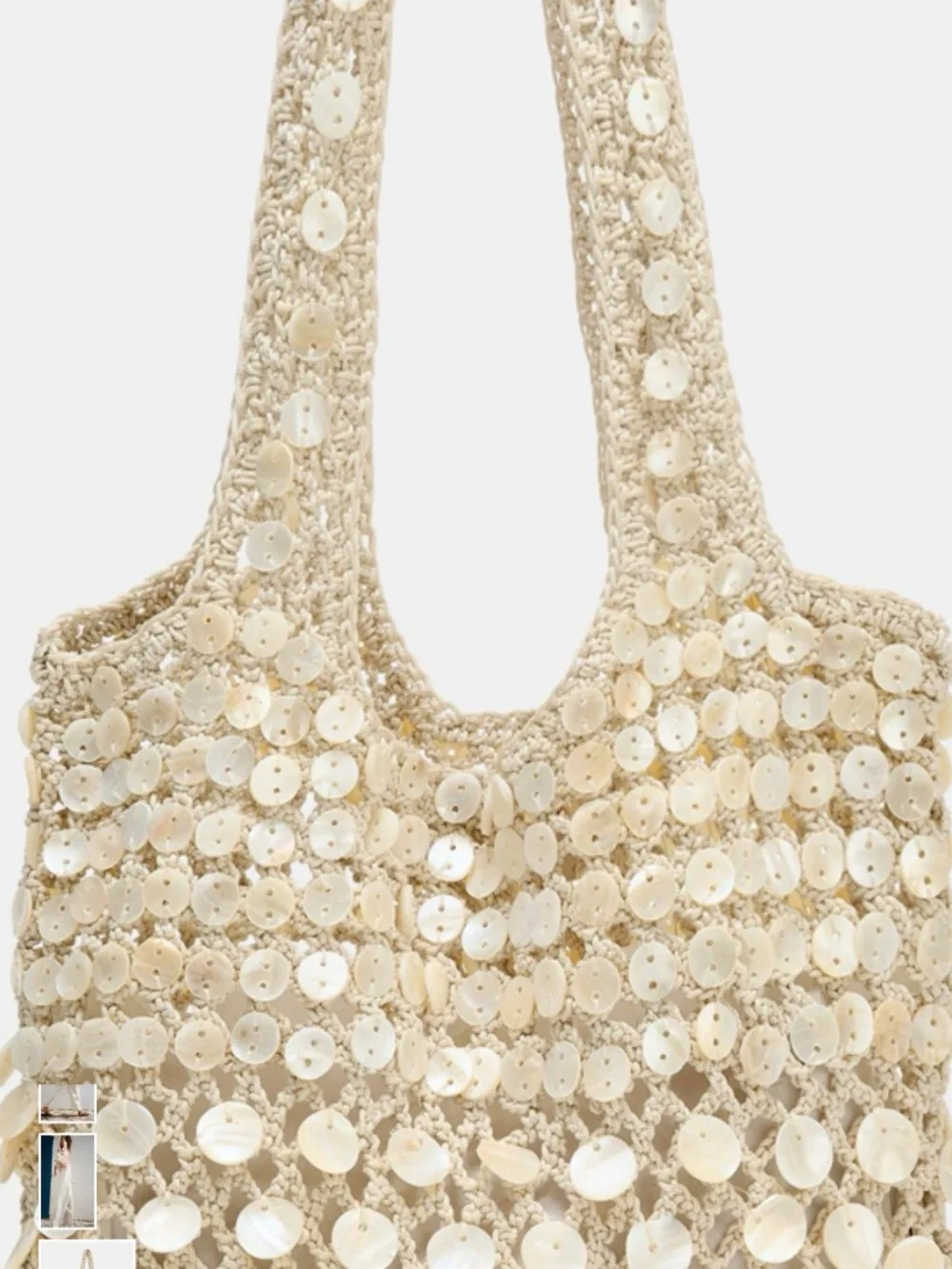 NWT Zara Beaded Shoulder Bag